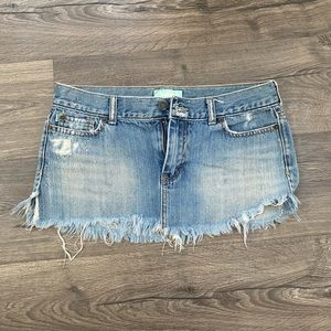 VINTAGE HOLLISTER JEAN MINI SKIRT SIZE 7